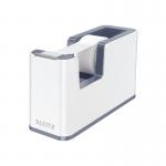 Leitz WOW Tape Dispenser Dual Colour White/Grey 53641001 LZ11370