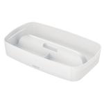 Leitz MyBox Organiser Tray With Handle Small White 53230001 LZ11663