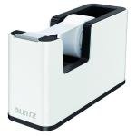 Leitz WOW Tape Dispenser Dual Colour White/Black 53641095 LZ12215