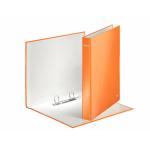 Leitz Wow 2 D-Ring Binder 25mm A4 Plus Orange (Pack of 10) 42410044 LZ32896