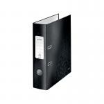 Leitz 180 WOW Lever Arch File A4 80mm Black (Pack of 10) 10050095 LZ59454
