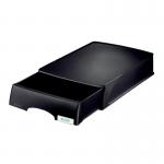 Leitz Plus Letter Tray With Drawer Unit Black 52060001