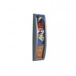 Fast Paper Quick Fit System Wall Display 5 x 1/3 A4 Silver 4062.35 MF23965