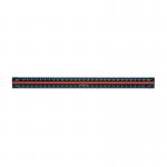 Linex Triangular Scale Ruler 1:1-2500 30cm Aluminium Black H382 MF46300