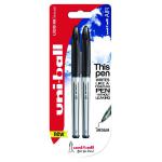 Uni-Ball Air Rollerball Pen Black Blister Pack (Pack of 12) 153529162 MI05717