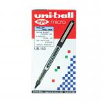 Uni-Ball UB-150 Eye Rollerball Pen Fine Black (Pack of 12) 9000500 MI150BK
