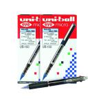 Buy 2 Uni-Ball Eye Rollerball Pen Blue (Pack of 12) Get a Free Jetstream 3 Colour Pen (Pack of 10) MI811903