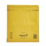 Mail Lite Bubble Lined Postal Bag Size E/2 220x260mm Gold (Pack of 100) 103041282 MQ00195