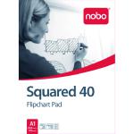 Nobo Flipchart Pad Squared 40 Sheet (Pack of 5) 34631166 NB11666