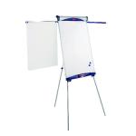 Nobo Shark Flipchart and Drywipe Easel Blue/Silver 1901918 NB17089