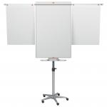 Nobo Piranha Mobile Flipchart and Drywipe Easel Blue/Silver 1901920 NB17091