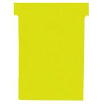 Nobo T-Card Size 2 48 x 85mm Yellow (Pack of 100) 2002004 NB38904