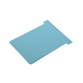 Nobo T-Card Size 2 48 x 85mm Light Blue (Pack of 100) 2002006 NB38908