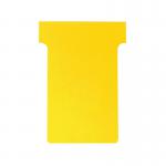 Nobo T-Card Size 3 80 x 120mm Yellow (Pack of 100) 2003004 NB38915