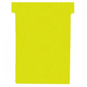 Nobo T-Card Size 3 80 x 120mm Yellow (Pack of 100) 2003004 NB38915