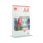 Nobo A4 Counter Top Acrylic Freestanding Poster Frame Clear 1915594 NB62084