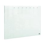 Nobo A4 Transparent Acrylic Mini Whiteboard Weekly Desktop 1915614 NB62104