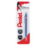 Pentel P200 Automatic Pencil Medium 0.7mm Blue Barrel XP207 PE02703