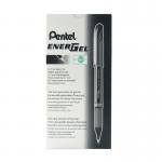 Pentel EnerGel Plus Metal Tip Rollerball Pen 0.7mm Black (Pack of 12) BL27-A PE06495