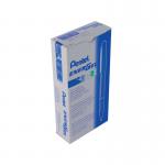 Pentel EnerGel Plus Metal Tip Rollerball Pen 0.7mm Blue (Pack of 12) BL27-C PE06497