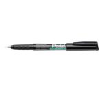 Pentel Permanent Marker Super Fine Black (Pack of 12) NMF50-A PEMF50BK