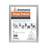 Announce A3 Snap Frame (25mm anodised aluminium frame Wall fixings included) PHT01809 PHT01809