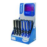 Pilot V5 Hi-Tecpoint Rollerball Display Blk/Blu (Pack of 24) 100502400 PI00624