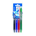 Pilot FriXion Set2Go Rollerball Click Assorted (Pack of 4) 3131910546801 PI54680