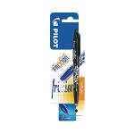 Pilot Frixion Gel Erasable Rollerball Blister Black (Pack of 12) FRIX BLST BLK PI63766