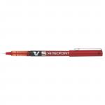 Pilot V5 Hi-Tecpoint Ultra Rollerball X Fine Red (Pack of 12) BXV502 PIV5R