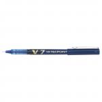 Pilot V7 Hi-Tecpoint Ultra Rollerball Pen Fine Blue (Pack of 12) V703 PIV7BU