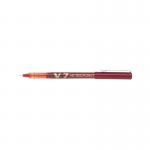Pilot V7 Hi-Tecpoint Ultra Rollerball Pen Fine Red (Pack of 12) V702 PIV7R
