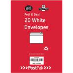Postpak C6 Peel and Seal Manilla 80gsm 26 Packs of 20 Envelopes 9730813 POF27425