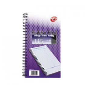 Pukka Pad Wirebound Things to Do Today Book 152x280mm THI11/1/115 PP00581