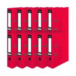 Pukka Brights Lever Arch File A4 Red (Pack of 10) BR-7758 PP37758