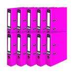 Pukka Brights Lever Arch File A4 Pink (Pack of 10) BR-7764 PP37764