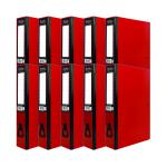 Pukka Brights Box File Foolscap Red (Pack of 10) BR-7774 PP37774