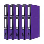 Pukka Brights Box File Foolscap Purple (Pack of 10) BR-7778 PP37778