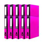 Pukka Brights Box File Foolscap Pink (Pack of 10) BR-7780 PP37780