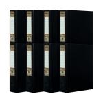 Pukka Recycled Box File Foolscap Black (Pack of 8) RF-9486 PP39486