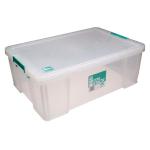 StoreStack 51 Litre Storage Box W660xD440xH230mm Clear RB11089 RB11089