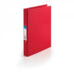 Initiative Polypropylene Coated Board 2 Ring Binder 25mm Capacity A4 Red