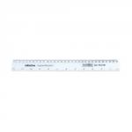Initiative Shatter Resistant Plastic Ruler 30cm (12 inches) Clear
