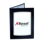 Rexel Clearview Display Book 12 Pocket A4 Black 10300BK RX10300BK