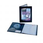 Rexel Clearview Display Book 24 Pocket A5 Black 10410BK RX10410BK