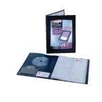Rexel Clearview Display Book 24 Pocket A5 Black 10410BK RX10410BK