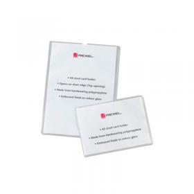 Rexel Card Holders Polypropylene A4 Clear (Pack of 25) 12092 RX12092