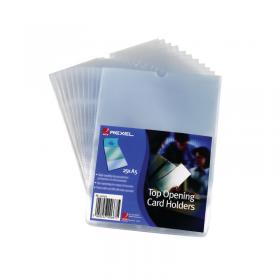 Rexel Card Holders Polypropylene A5 Clear (Pack of 25) 12093 RX12093