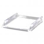 Rexel Nimbus Acrylic Letter Tray Clear 2101504 RX17640