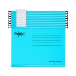 Rexel Classic Suspension Files Foolscap Blue (Pack of 10) 2115594 RX58104